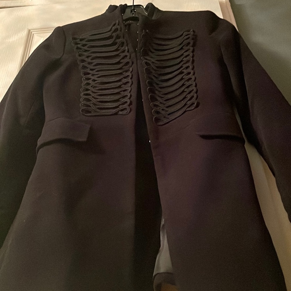 Zara velvet military style blazer (size Small)